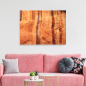 Gestreepte steen van Double Arch Alcove II bij Zio Canvas Afdruk (Insitu (Woonkamer))