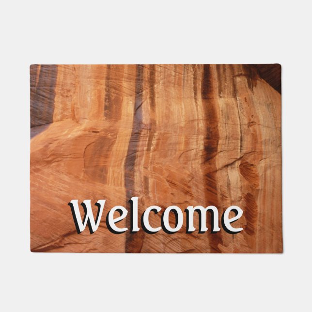 Gestreepte steen van Double Arch Alcove II bij Zio Deurmat (Voorkant)