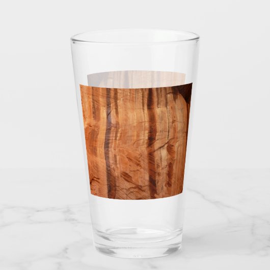 Gestreepte steen van Double Arch Alcove II bij Zio Glas (Achterkant)