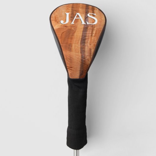 Gestreepte steen van Double Arch Alcove II bij Zio Golfheadcover (Voorkant)