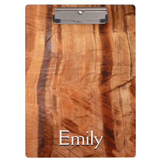 Gestreepte steen van Double Arch Alcove II bij Zio Klembord (Voorkant)