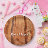 Gestreepte steen van Double Arch Alcove II bij Zio Papieren Bordje (Feest)