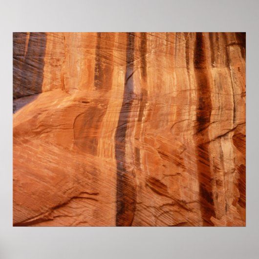 Gestreepte steen van Double Arch Alcove II bij Zio Poster (Voorkant)