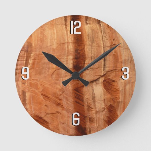 Gestreepte steen van Double Arch Alcove II bij Zio Ronde Klok (Voorkant)