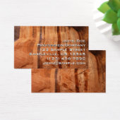 Gestreepte steen van Double Arch Alcove II bij Zio Visitekaartje (Bureau)