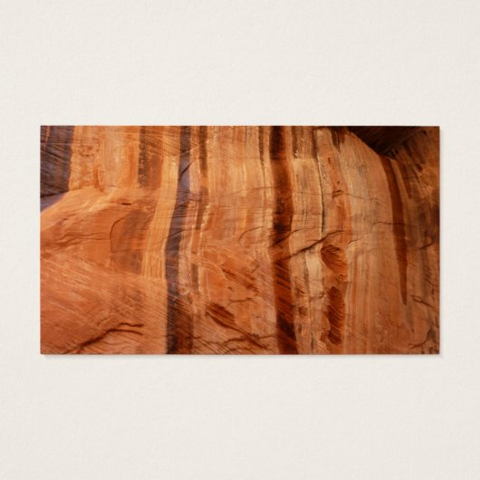 Gestreepte steen van Double Arch Alcove II bij Zio Visitekaartje (Achterkant)