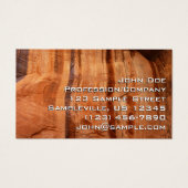 Gestreepte steen van Double Arch Alcove II bij Zio Visitekaartje (Voorkant)