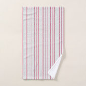 Gestreepte stippenprint. bad handdoek (Handdoek)