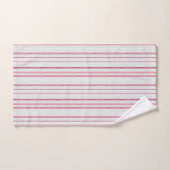 Gestreepte stippenprint. bad handdoek (Handdoek)