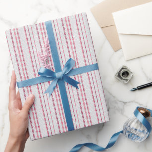 Gestreepte stippenprint. cadeaupapier
