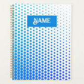 Gestreepte stippenprint planner (Voorkant)