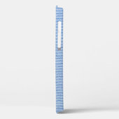 Gestreepte stof textuur, echte doek. Case-Mate iPhone case (Achterkant / Links)