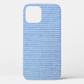 Gestreepte stof textuur, echte doek. Case-Mate iPhone case (Achterkant)