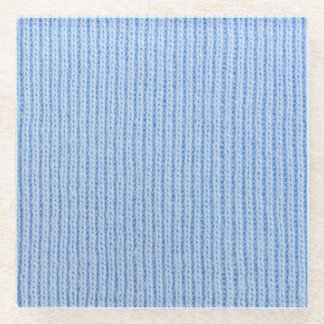 Gestreepte stof textuur, echte doek. glazen onderzetter