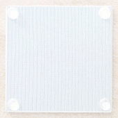 Gestreepte stof textuur, echte doek. glazen onderzetter (Achterkant)