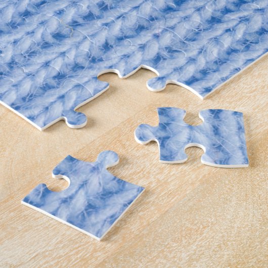 Gestreepte stof textuur, echte doek. legpuzzel (Zijkant)