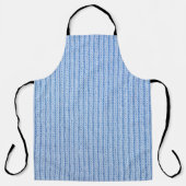Gestreepte stof textuur, echte doek. schort (Voorkant)