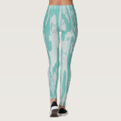 Gestreepte streepjes leggings (Achterkant)