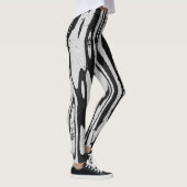Gestreepte streepjes leggings (Rechts)