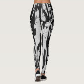 Gestreepte streepjes leggings (Achterkant)