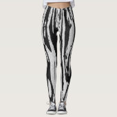Gestreepte streepjes leggings (Voorkant)