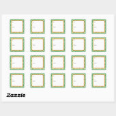 Gestreepte Strik Sticker (Vel)