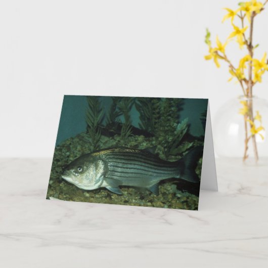 Gestreepte tas kaart (Gele Bloem)