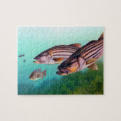 Gestreepte tas legpuzzel (Horizontaal)