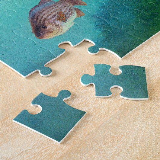 Gestreepte tas legpuzzel (Zijkant)