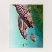 Gestreepte tas legpuzzel (Verticaal)