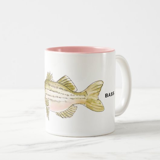 Gestreepte tas | Mok vis (Voorkant rechts)