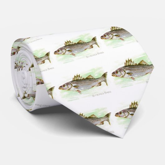 Gestreepte tas stropdas (Opgerold)