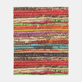 Gestreepte textielstof touw natuurlijke fleece deken (Voorkant)