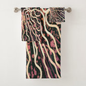 Gestreepte textuur bad handdoek (Insitu)