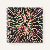 Gestreepte textuur notitieboek (Voorkant)