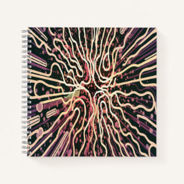 Gestreepte textuur notitieboek