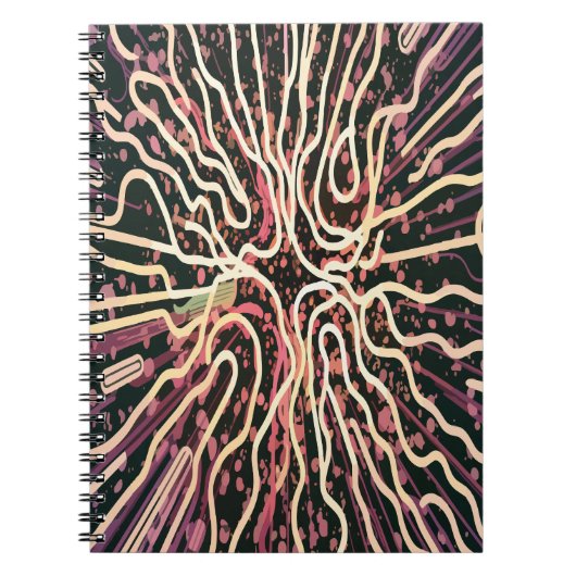 Gestreepte textuur notitieboek (Voorkant)