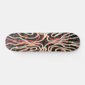 Gestreepte textuur persoonlijk skateboard (Horizontaal)