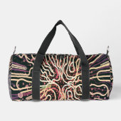 Gestreepte textuur plunjezak (Achterkant)