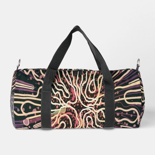 Gestreepte textuur plunjezak (Achterkant)