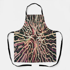 Gestreepte textuur schort