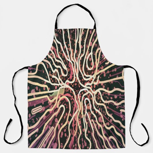 Gestreepte textuur schort (Voorkant)