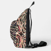 Gestreepte textuur sling bag (Rechts)