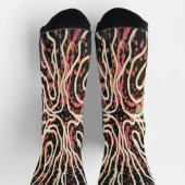 Gestreepte textuur sokken (Top)