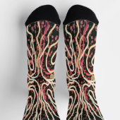 Gestreepte textuur sokken (Top)