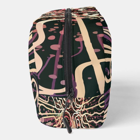 Gestreepte textuur toilettasje (Rechts)