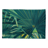 Gestreepte textuur van palmblad kussensloop (Achterkant)