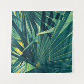 Gestreepte textuur van palmblad wandkleed (Voorkant (horizontaal))