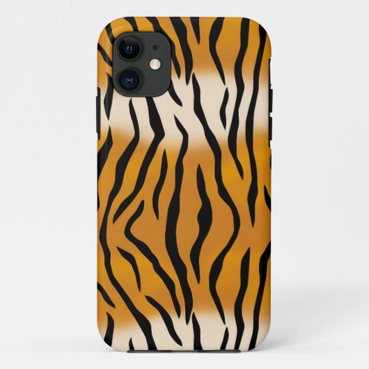 Gestreepte tijgerpatroon Case-Mate iPhone case (Achterkant)