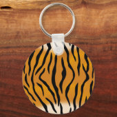 Gestreepte tijgerpatroon sleutelhanger (Voorkant)